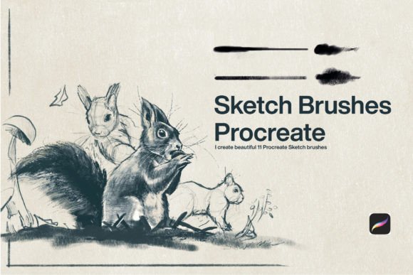 Download 10 Sketch Brushes Procreate - Premium Bundle