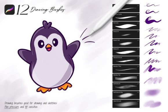 Download Drawing Procreate Brushes - Premium Resources